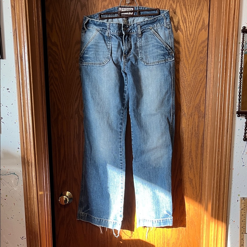 Kali Light Blue Wide Leg Jeans
